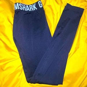 Black logo Leggings